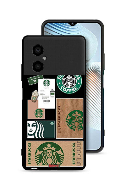 Tolwak غطاء حماية لهاتف Xiaomi Poco M4 5G ملصق ستاربكس