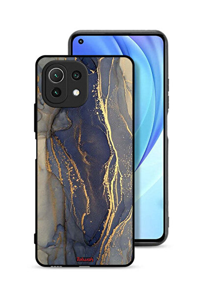 Tolwak غطاء حماية لهاتف شاومي مي 11 لايت بنمط رخامي لامع