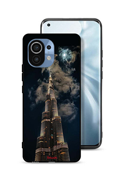 Tolwak Xiaomi Mi 11 Protective Case Cover Burj Khalifa In Night