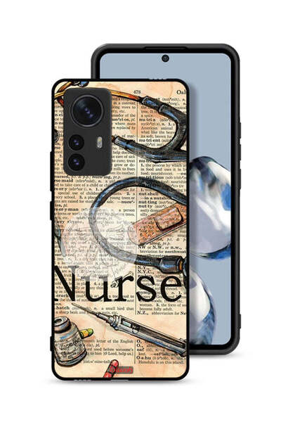 Tolwak غطاء حماية Xiaomi 12X بتصميم أدوات التمريض العتيقة