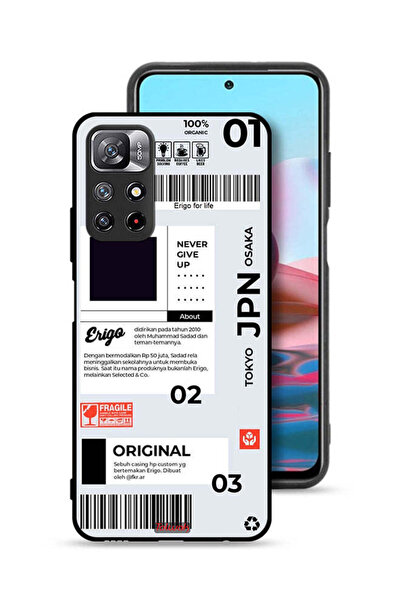 Tolwak غطاء حماية لجهاز شاومي ريدمي نوت 11 4G، ملصق ياباني