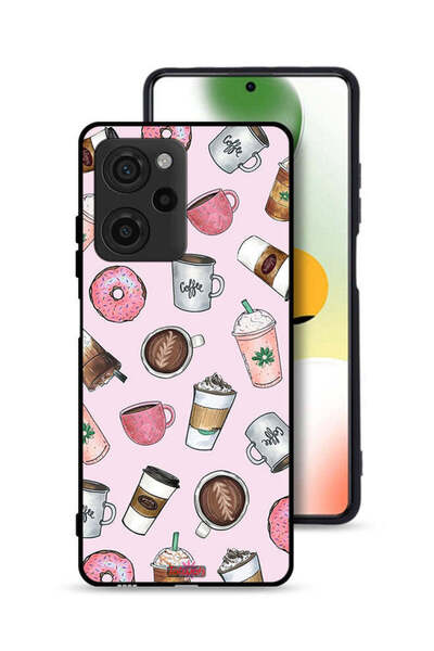 Tolwak غطاء حماية لهاتف Xiaomi Poco X5 Pro برسومات محبي القهوة