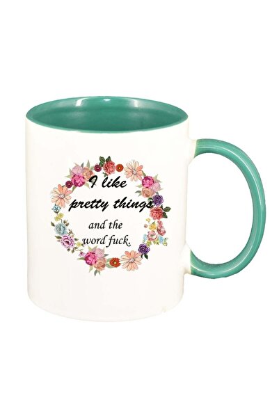 INOVATIX Cana alba personalizata, Flori, I like pretty things..., interior ve...