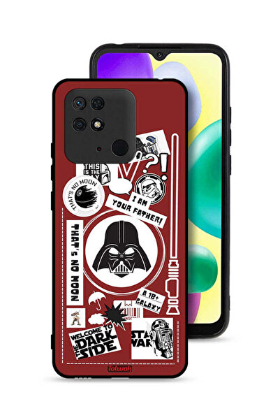 Tolwak غطاء حماية لهاتف شاومي ريدمي 10 سي - ملصق "مرحبًا بكم في الجانب المظلم"