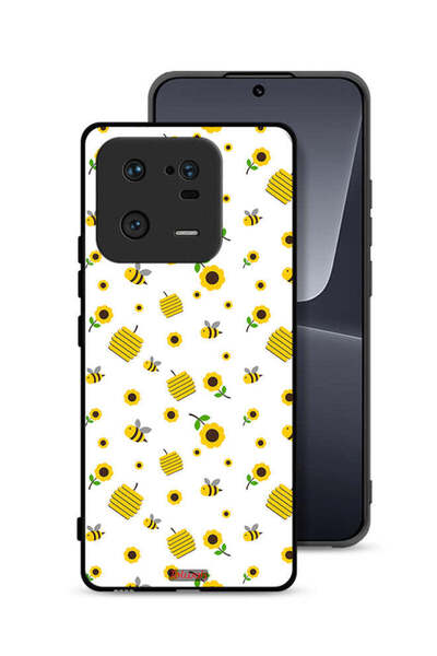 Tolwak غطاء حماية لهاتف شاومي 13 برو بنقشة عباد الشمس والنحل