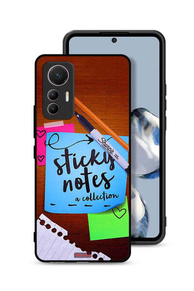 Tolwak Xiaomi 12 Lite Protective Case Cover Sticky Notes