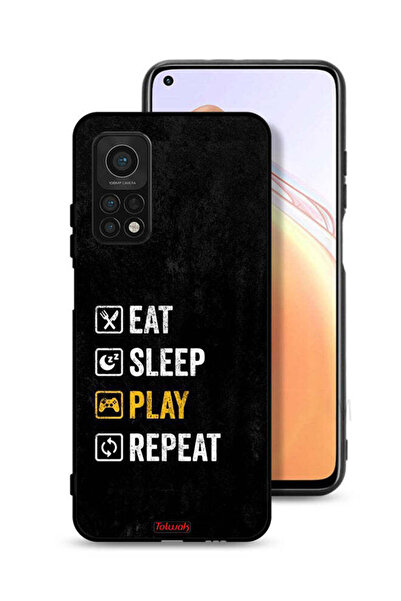 Tolwak غطاء حماية لهاتف Xiaomi Mi 10T Pro 5G، تناول الطعام، النوم، اللعب، الت...