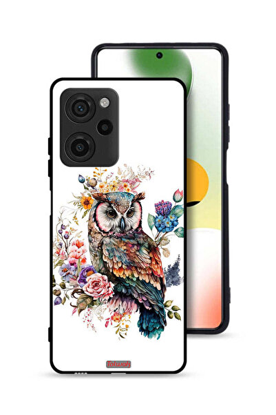 Tolwak غطاء حماية لهاتف Xiaomi Poco X5 Pro بتصميم بومة فنية تجريدية