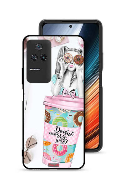 Tolwak غطاء حماية شاومي ريدمي K50 بتصميم فتاة دونات ووري جيرل