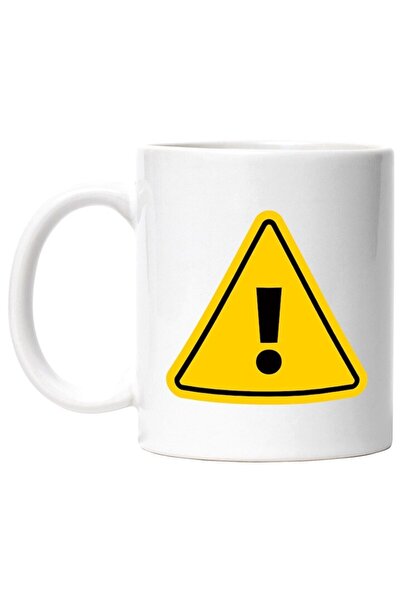 INOVATIX Εξατομικευμένη λευκή κούπα, Πινακίδα, Προειδοποίηση, Τρίγωνο, INOVAT...