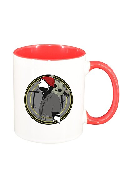 INOVATIX Персонализирана бяла чаша, Музика, червена вътрешност, D1447, INOVAT...