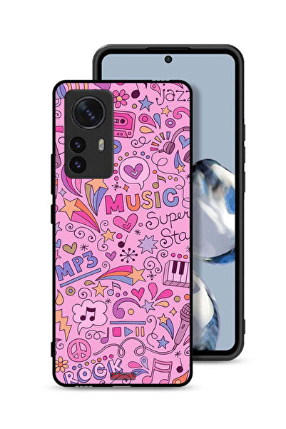 Tolwak غطاء حماية لهاتف Xiaomi 12 Pro مع علامات موسيقية