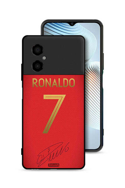 Tolwak Xiaomi Poco M4 5G Protective Case Cover Ronaldo 7
