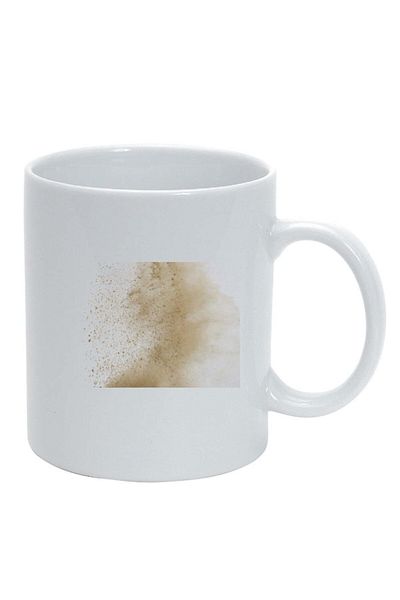 INOVATIX Personalized white mug, Sand, white, D216, INOVATIX®. 330ml