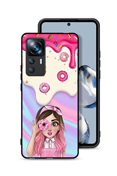 Tolwak غطاء حماية لهاتف شاومي 12T Pro يحمل صورة دونات