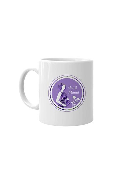 INOVATIX Personalized white mug, I'm going to be a mother, White, 0.33 L, INOVATIX®. 330ml