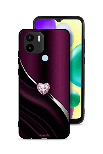 Tolwak غطاء حماية Xiaomi Redmi A1 Plus بتصميم قلب ماسي