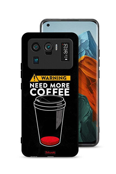 Tolwak غطاء حماية لهاتف Xiaomi Mi 11 Ultra - هل تحتاج إلى المزيد من القهوة؟
