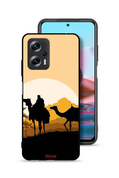 Tolwak غطاء حماية لهاتف شاومي ريدمي نوت 11T برو بلس 5G برسومات جمال في الصحراء