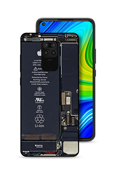 Tolwak غطاء حماية لهاتف شاومي ريدمي نوت 9 بنمط دائرة الهاتف