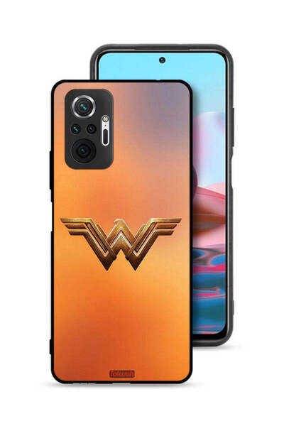Tolwak غطاء حماية لهاتف شاومي ريدمي نوت 10 برو 4G بشعار Wonder Women