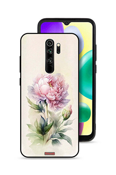 Tolwak غطاء حماية شاومي ريدمي نوت 8 برو بتصميم فني بألوان مائية وردية