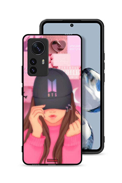 Tolwak غطاء حماية لهاتف شاومي 12 بطبعة فتاة سناب