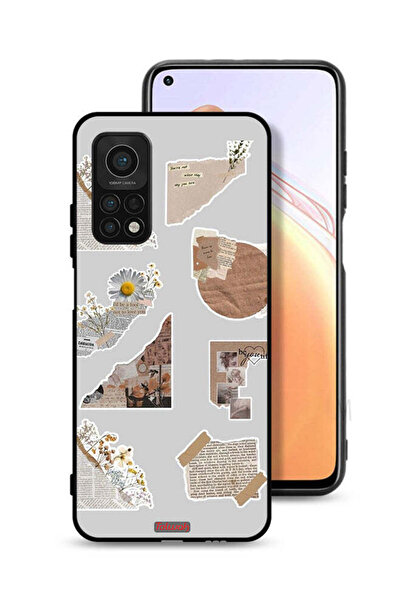 Tolwak غطاء حماية لهاتف Xiaomi Mi 10T 5G بقطع من الملصقات الورقية