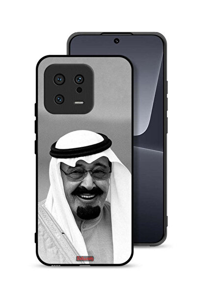 Tolwak غطاء حماية لهاتف شاومي 13 صورة الملك عبدالله مبتسمًا