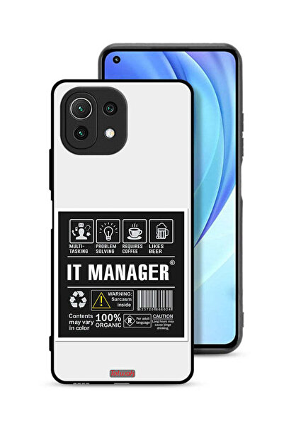 Tolwak غطاء حماية لهاتف شاومي مي 11 لايت، ملصق إدارة تكنولوجيا المعلومات