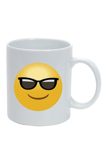 INOVATIX Personalized white mug, personalized Emoji, 30, INOVATIX®. 330ml