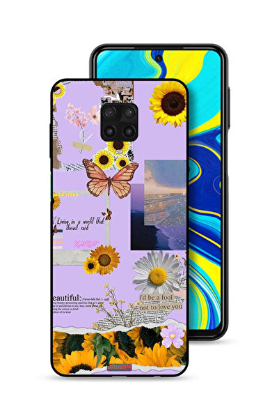 Tolwak غطاء حماية لهاتف شاومي ريدمي نوت 9S بملصقات عباد الشمس الجميلة