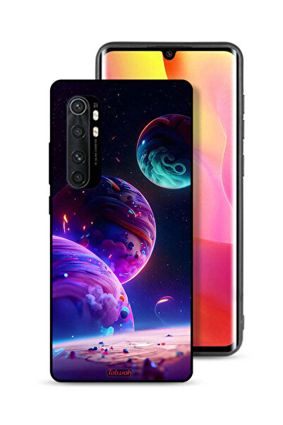 Tolwak غطاء حماية لهاتف شاومي مي نوت 10 لايت بنمط كوكبي