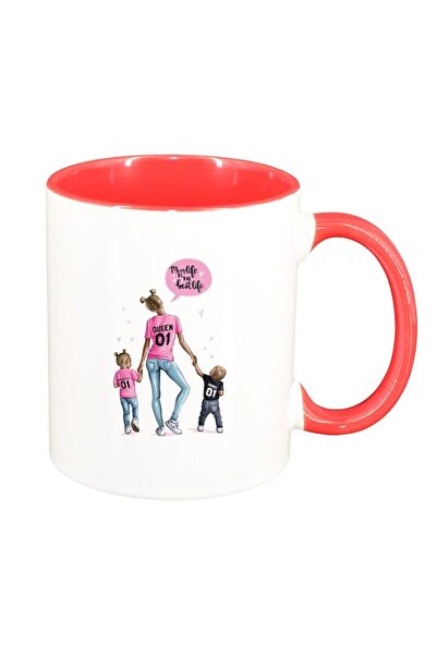 INOVATIX Cana alba personalizata, Princess, Mama Copil, Mom's Life, interior ...