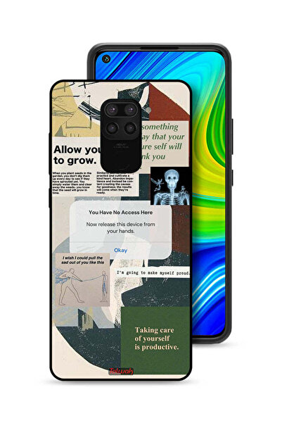 Tolwak غطاء حماية لهاتف شاومي ريدمي نوت 9 اسمح لنفسك بالنمو