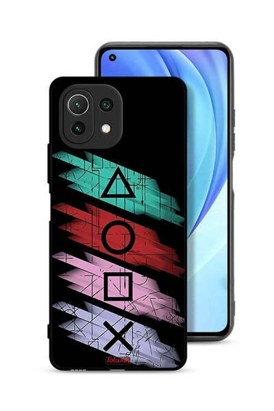 Tolwak Xiaomi Mi 11 Lite Protective Case Cover Squid Game Icons