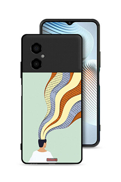 Tolwak Xiaomi Poco M4 5G Protective Case Cover Data In Mind Art