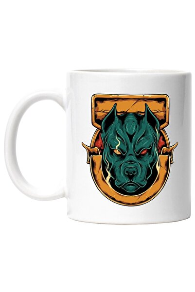 INOVATIX Cana alba personalizata, Emblema, Caine, Flacari, Demonic, INOVATIX®...