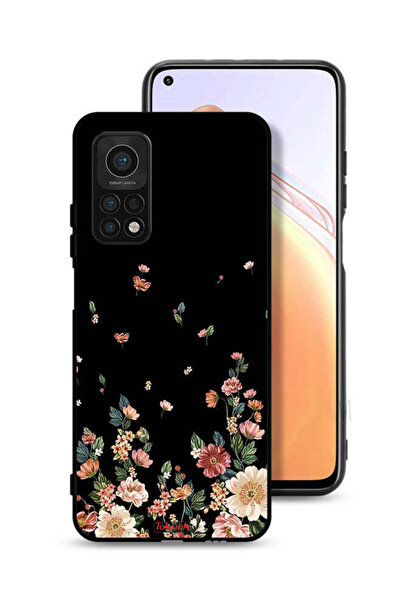 Tolwak غطاء حماية لهاتف Xiaomi Mi 10T Pro 5G مزين بزهور صغيرة في الأسفل