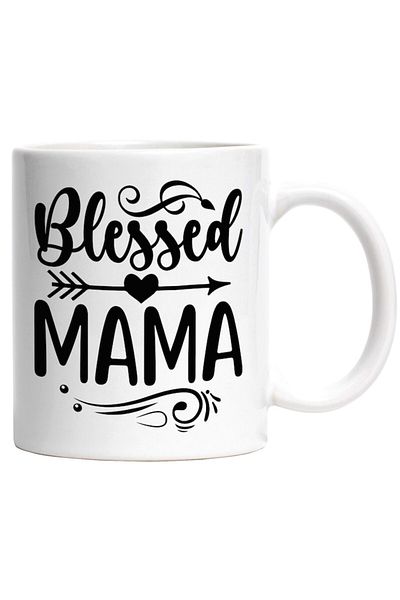 INOVATIX Personalized white mug, for a mother blessed with an almost perfect family, INOVATIX®. 330ml