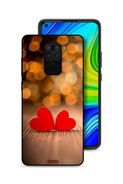 Tolwak غطاء حماية لهاتف شاومي ريدمي نوت 9 بتصميم قلبين جميلين