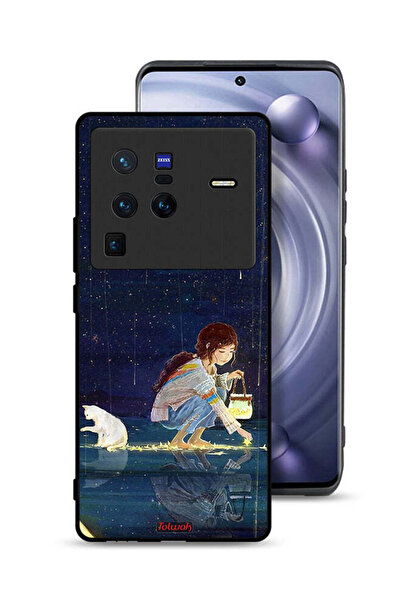 Tolwak غطاء حماية لهاتف Vivo X80 Pro برسومات نجوم التجميع