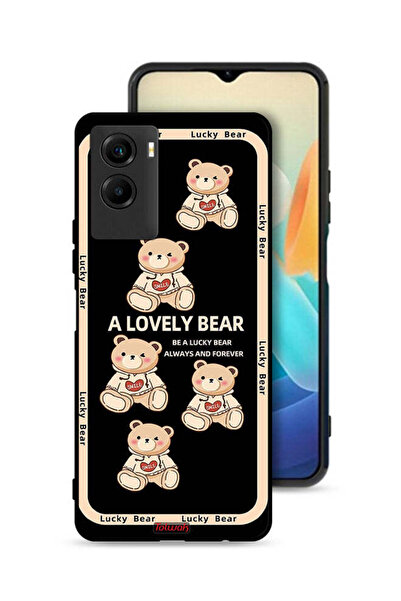 Tolwak غطاء حماية لهاتف Vivo Y55s 5G (2021) بتصميم دب جميل