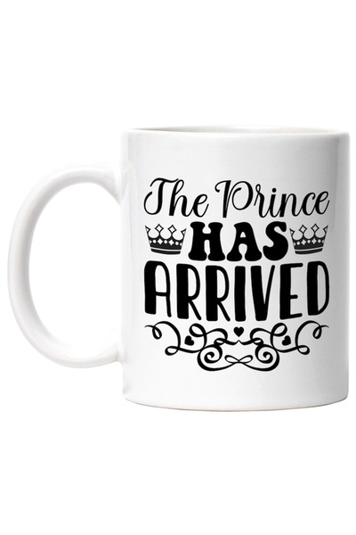 INOVATIX Cana alba personalizata, ul in engleza The prince has arrived - prin...