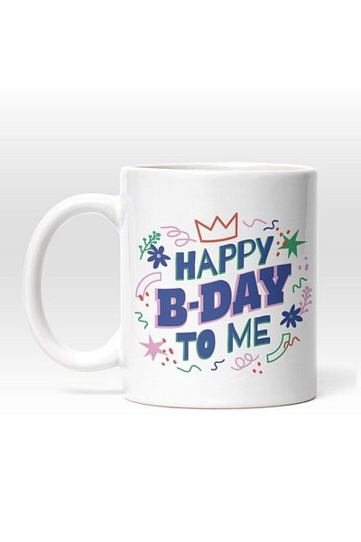 INOVATIX Personalized white mug, Personalized white mug, Happy B-day To Me, INOVATIX®. 330ml