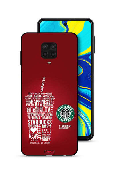 Tolwak غطاء حماية لهاتف شاومي ريدمي نوت 9 برو، ملصق قهوة