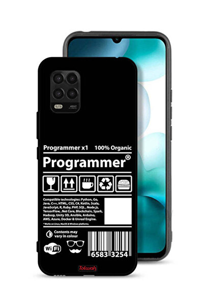 Tolwak غطاء حماية وملصق مبرمج لهاتف Xiaomi Mi 10 Lite 5G