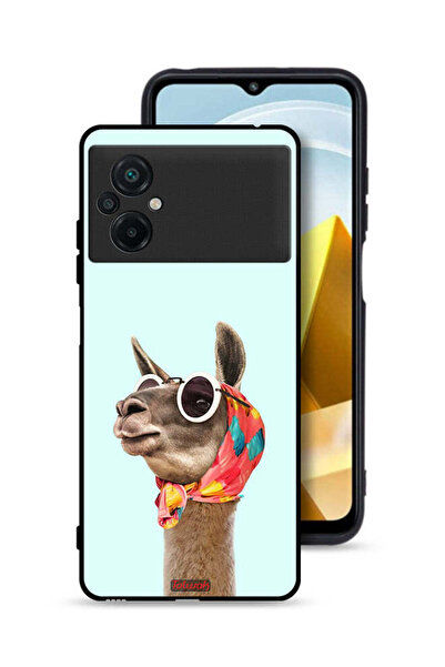 Tolwak غطاء حماية لهاتف Xiaomi Poco M5 4G، لون جمل أنيق ولطيف