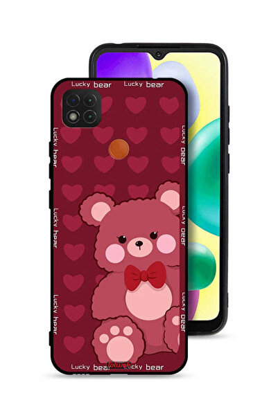 Tolwak غطاء حماية لهاتف شاومي ريدمي 9 سي - الدب المحظوظ