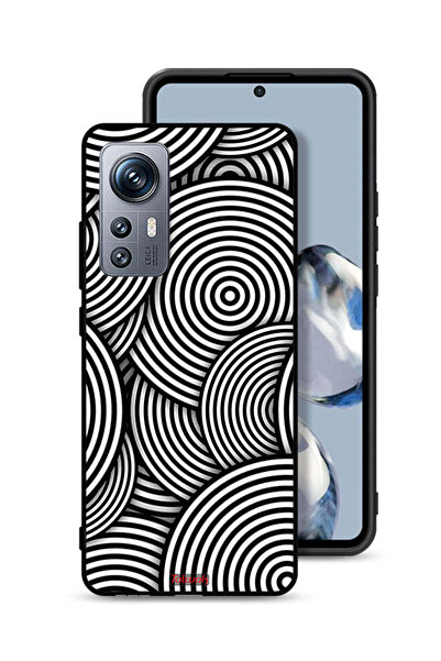 Tolwak غطاء حماية لهاتف Xiaomi 12S بنمط دوائر وهمية